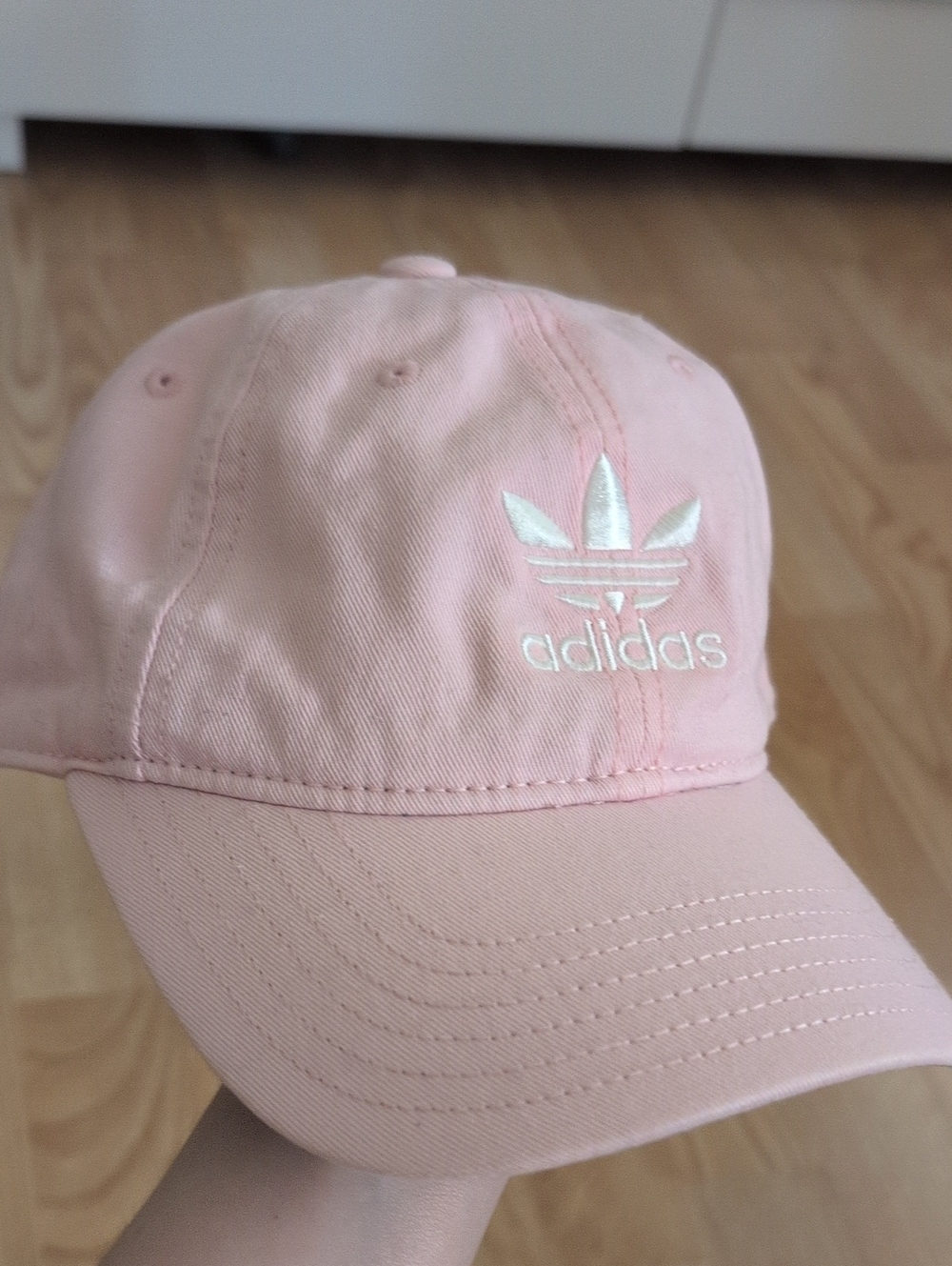 adidas Originals Pink/White Trefoil Logo Cap OSFM